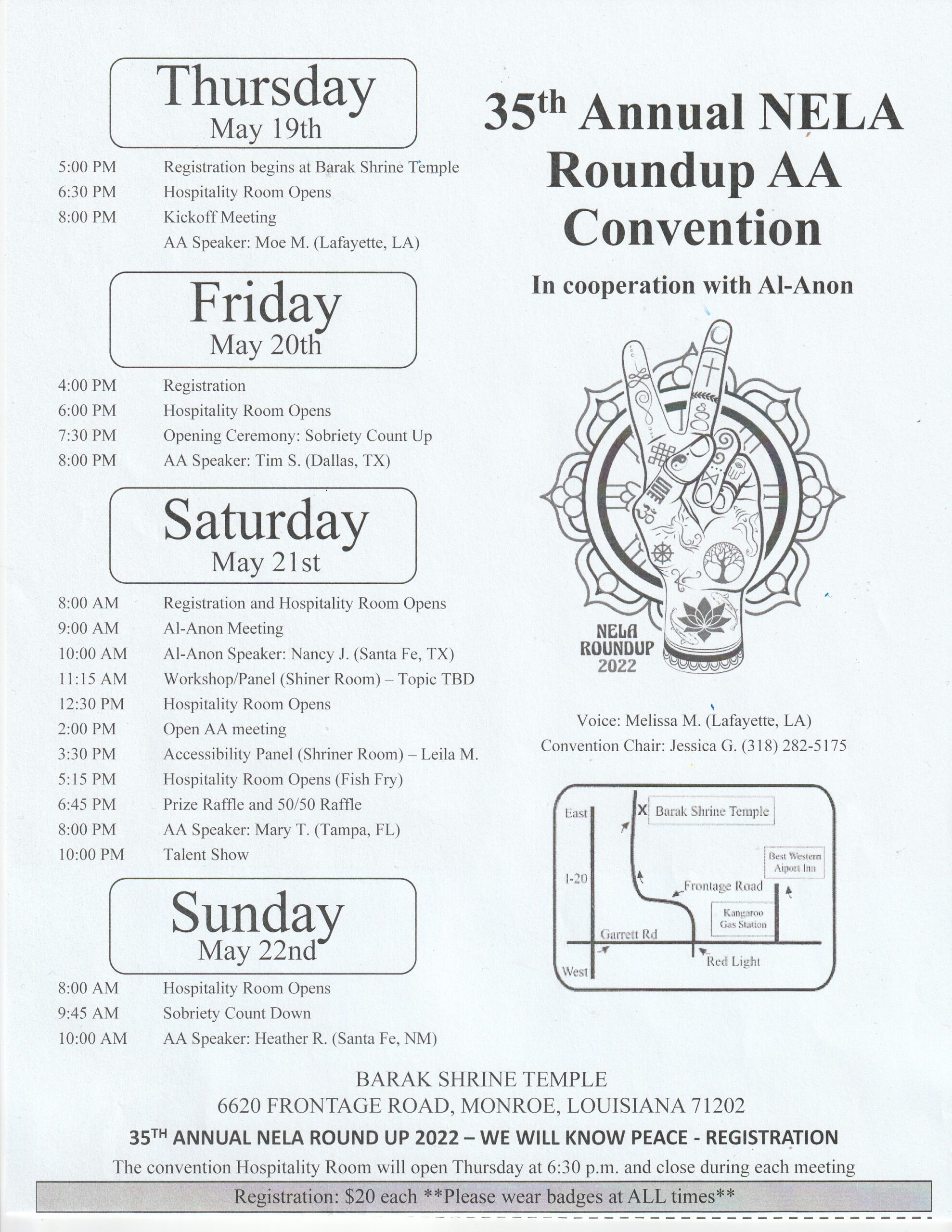 35th Annual NELA Roundup AA Convention